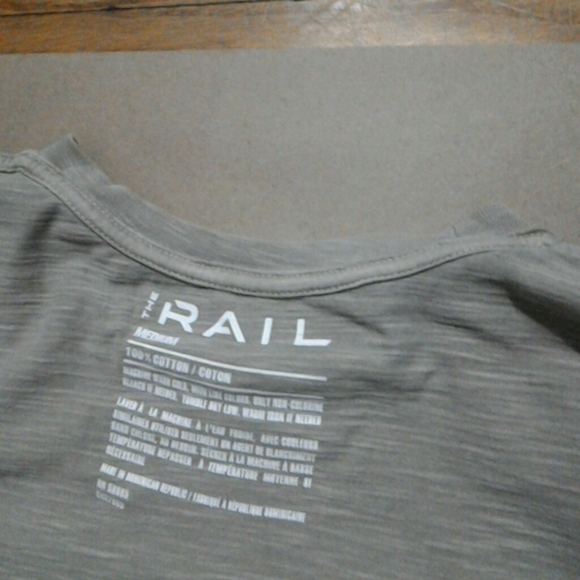 The Rails Garment Washed Pocket Crewneck T Shirt - Picture 10 of 11